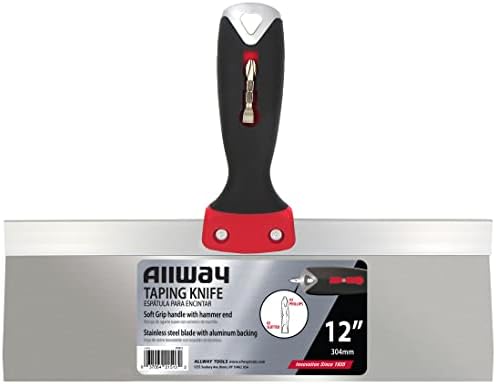 Allway STKB14 Меки нож за зафаќање од не'рѓосувачки челик со чекан крај и шрафцигер, 14 “