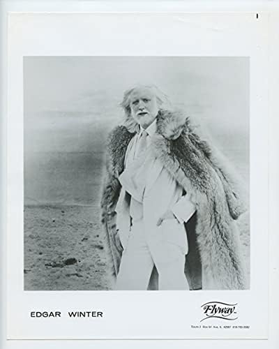 Едгар зимска фотографија оригинална гроздобер 1979 година Промоција на албумот Едгар зимски албум Blue Sky Records