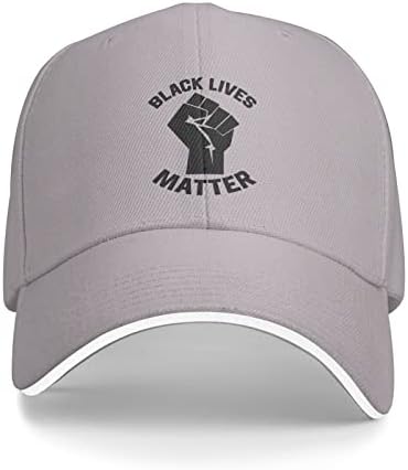 Црни животи материи за возрасни бејзбол капа женски тато капа прилагодлива капа на маж