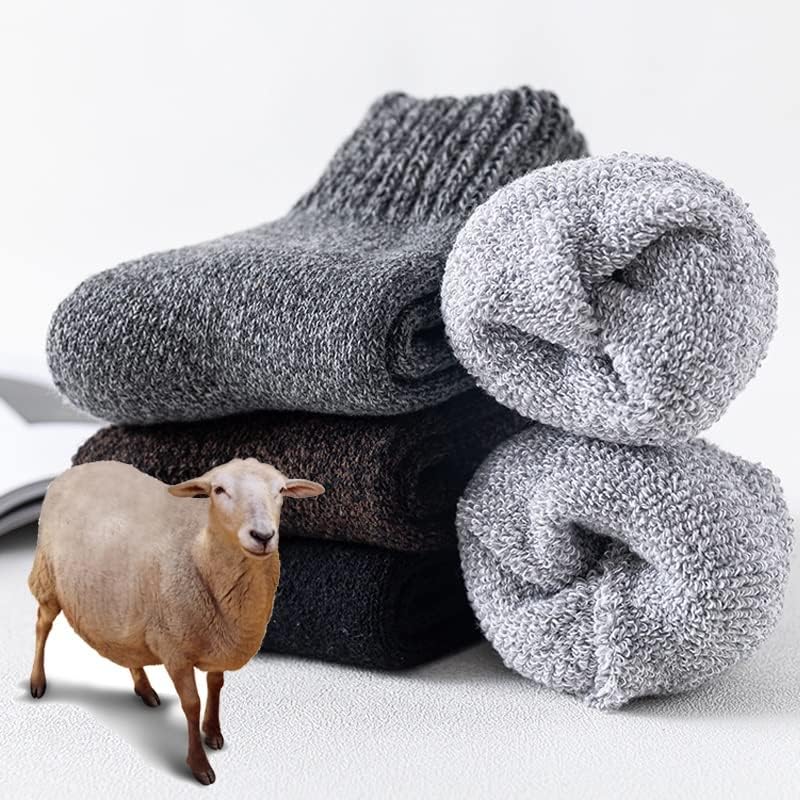 Ганфарен зимски задебели волна чорапи машки пешкир чувајте топла двојка чорап памук подни чорапи за машки термички