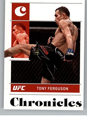 2022 Panini Chronicles UFC 64 Тони Фергусон лесни хроники Официјална картичка за тргување со ММА во сурова состојба
