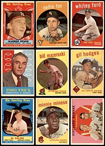 1959 Топс Бејзбол комплетен сет VG+