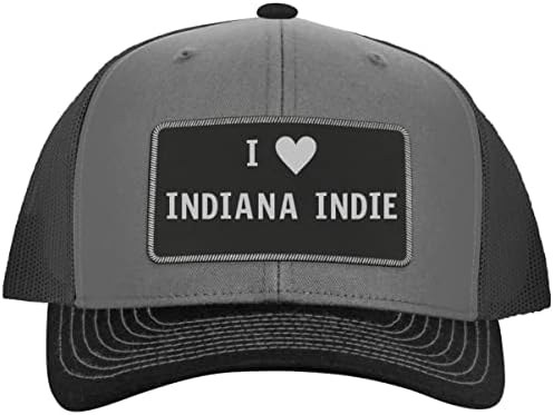 Јас Срцето Љубов Индијана Инди-Кожа Црна Лепенка Врежана Камионџија Шапка