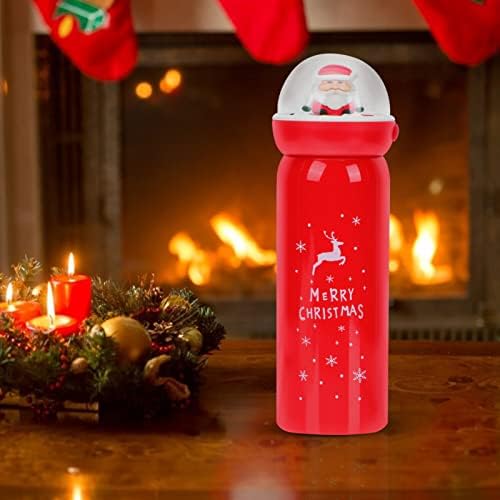 Подароци за порибување подароци Божиќ изолирани термички патувања за патувања: Патувајте празник вакуум изолирано шише Дедо Мраз за пијалоци