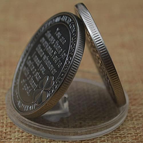 Вреди вашата тежина во злато Среќа монета Креативен подарок Колекционерски позлатени сувенири Колекција на монети Подарок комеморативна