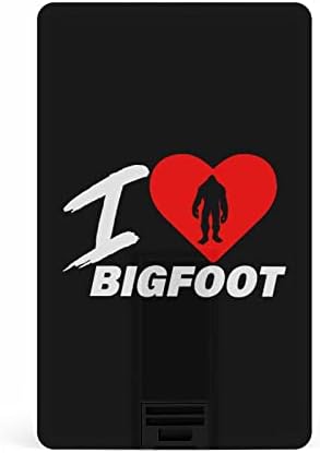 Сакам BIGFOOT USB Диск Кредитна Картичка ДИЗАЈН USB Флеш Диск U Диск Палецот Диск 32G