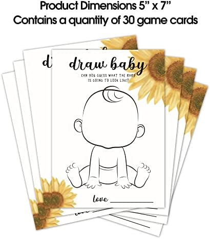 Нацртајте игри за туширање за бебиња, момче или девојче за родова игра за забава - Активности за забава за туширање за бебиња
