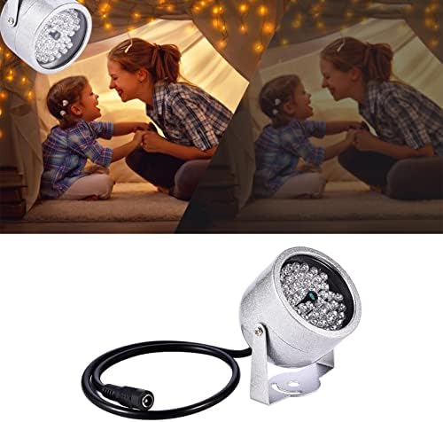 IR Illuminator, 48 LED IR IRLUMINATOR Security Lights Infrared Illuminator Водоотпорен инфрацрвен инфрацрвен ноќен вид CCTV инфрацрвени светла за поплави за безбедносна CCTV камера