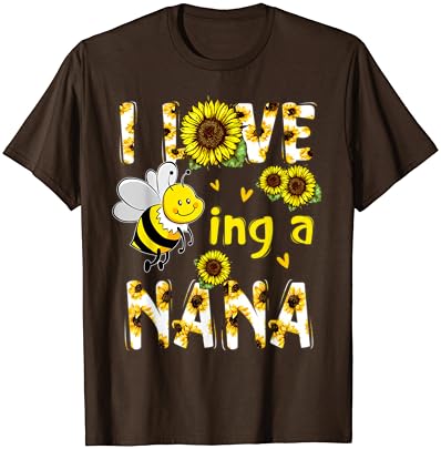 Сакам Да Бидам Пчела Од Сончоглед Нана, Маица За Денот На Мајката