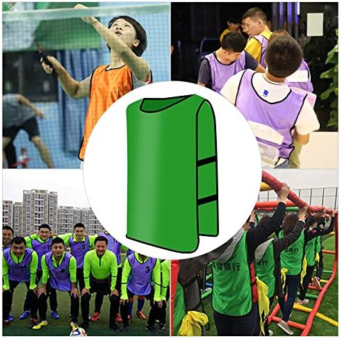 Спортски плеер елек, издржливи елементи за обука на фудбал од 12 парчиња колори за употреба на отворено
