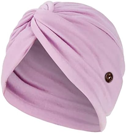Qlazo beanies капи со копчиња hat hat обичен моден држач за лице облечен во уши завиткана капа
