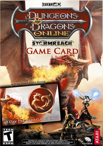 Занданите &засилувач; Змејови Онлајн: Stormreach 60 Ден Претходно Платени Време Картичка-КОМПЈУТЕР