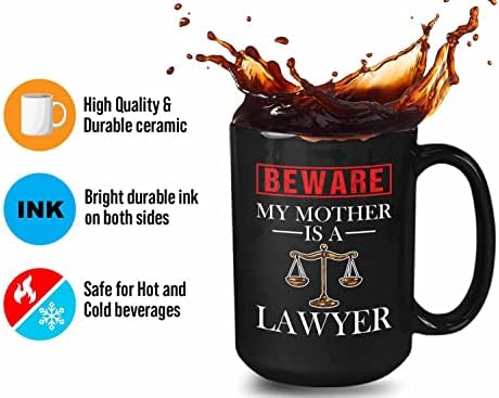 Меурчиња прегратки Адвокат за кафе од 15 мл црна - Пазете се дека мајка ми е адвокат - Адвокатска фирма за дипломирање Судија,