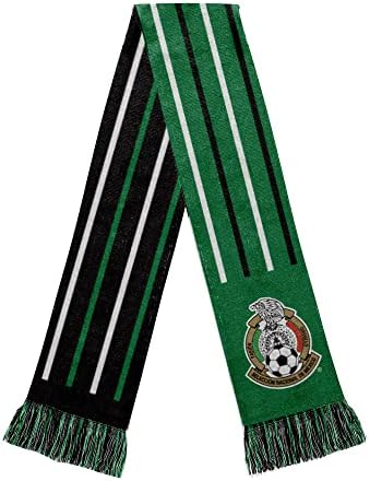 Икона Спорт Мексико Национален Фудбалски Тим Реверзибилна Фудбалска Шамија Во Зелена, Една Големина, FMF21SC
