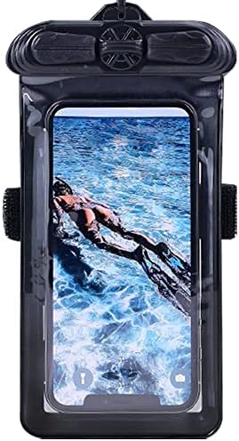 Ваксон Телефон Случај Црна, Компатибилен Со Nokia X10 Водоотпорен Торбичка Сува Торба [ Не Заштитник На Екранот Филм ]