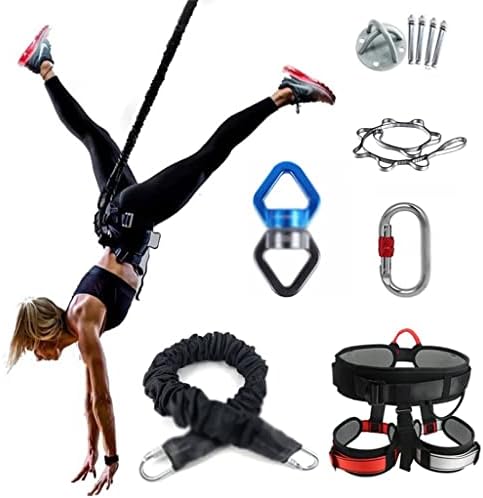 SXDS Bungee Dance Flying Suspent Suspent Rope Aerial Arial Anti- јога кабел за отпорност на опсег Поставете тренинг фитнес домашна опрема опрема