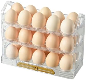 Јах Флип-Тип Јајца Решетката За Складирање Јајца Кутија За Складирање Држач За Јајца За Организатор На Фрижидер Свежа Послужавник Кујна