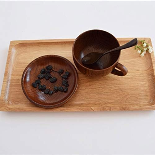 Dbylxmn Мали Керамички Чаши За Кафе Дрво Млеко Природен Чај Рачно Изработени Пиво Примитивни Кригла Кафе Кујна,Јадење &засилувач;