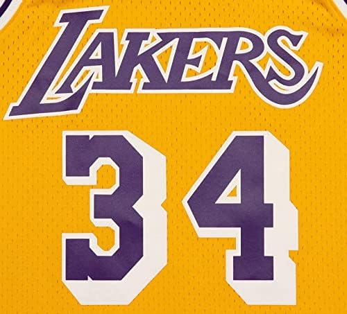 Mitchell & Ness Los Angeles Lakers Mens Jersey 34 Shaquille O'Neal Swingman