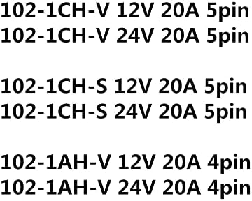 Реле 102-1CH-V 102-1CH-S 102-1AH-V 12V 24VDC 20A 4/5pin -