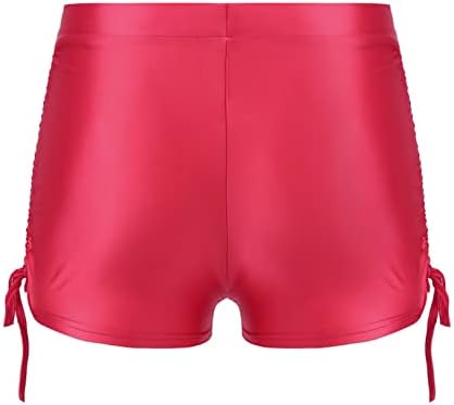 Acенски женски обични затегнати шорцеви со сјајни тренинзи за вежбање јога топли панталони