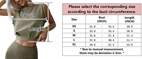 Игениџун култури за жени летни резервоари на врвот на летните тенк -врвови на атлетски спортски кошули за жени без ракави без