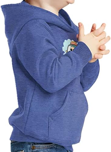 Каути за автомобили Тодлер пуловер - Цртано сунѓерско руно худи - печатена качулка за деца
