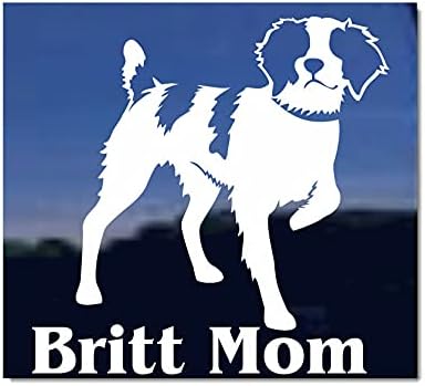 Брит мама | NickerStickers® Винил прозорец Авто -камион Бретања пиштол за кучиња декорации налепница