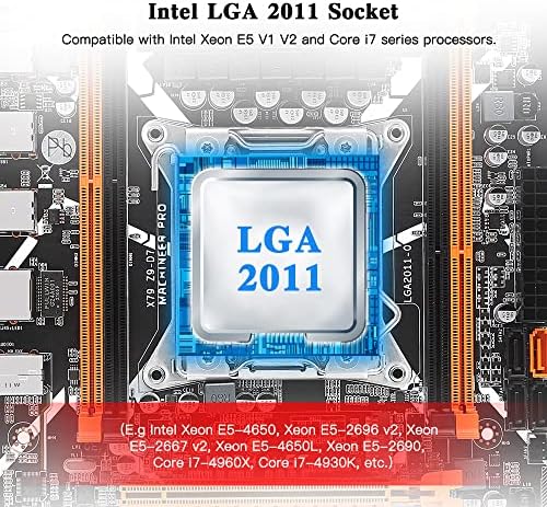Machinist X79 Матична плоча+RGB CPU Air Columer Combo, Intel LGA 2011 гејмерска матична плоча со 4 бакарни топлински центри