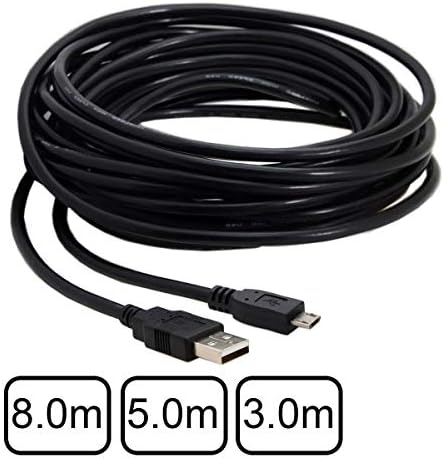 Cablecc 8m 5m 3m Микро USB 5Pin ДО USB 2.0 Машки Кабел За Податоци за таблет &засилувач; Мобилен Телефон &засилувач; Камера