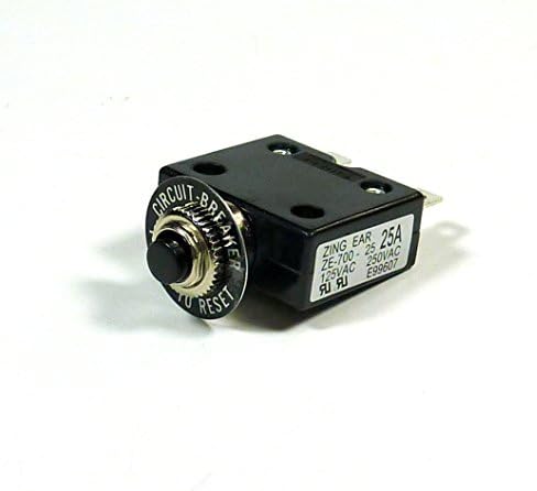 Филмор 25 Засилувач Копче За Притискање Рачно Ресетирање Термички Прекинувач 50v DC, 250V AC