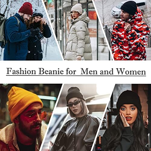 Зандо женски сатен наредени Beanie for Women Plit Beanies жени зимски зимски гравчиња за жени капи за мажи со манжетни череп капа