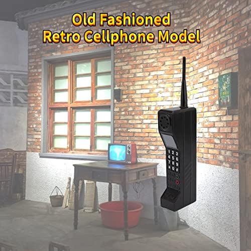 Ретро Украс За Мобилни Телефони од Тули, 80-ти 90-ти Гроздобер Модел На Мобилен Телефон Од Тули Украси За Забави За Ноќта На Вештерките
