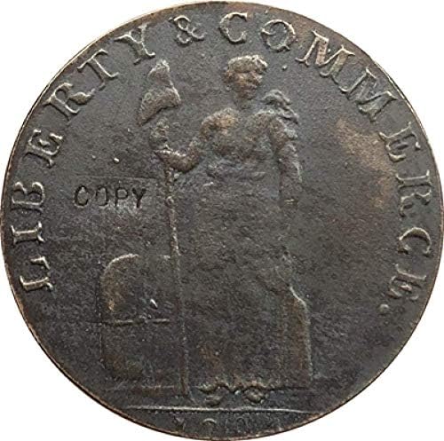 1794 Сад Колонијални Прашања Монети Копирај Кописувенир Новина Монета Монета Подарок