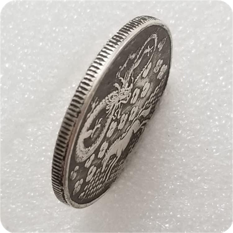 Антички Занаети Задебелени Дакинг Гуангсу Сребрена Монета Јиси Гансу еден или Два Сребрени Долари 0169