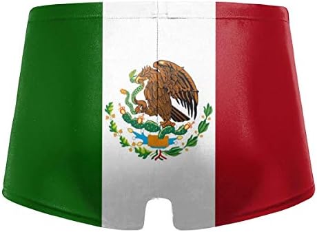 Мексиканско Знаме Мажи Костими За Капење Костими За Капење Даска За Сурфање Боксерски Шорцеви Стебла Црна