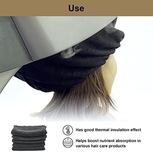 Elitzia 5 парчиња по поставен памучен аспиратор ET1408D HAIR Steamer Spare Part Додаток за греење капа за нега на коса со длабока грижа,