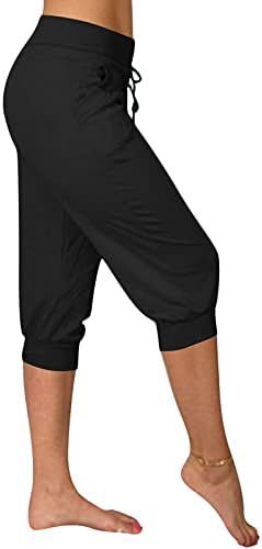 Хонпрад Женски Панталони За Работа Бизнис Секојдневен Плус Големина Жени Високи Половини Шорцеви Солидна Мода Обични Панталони Панталони