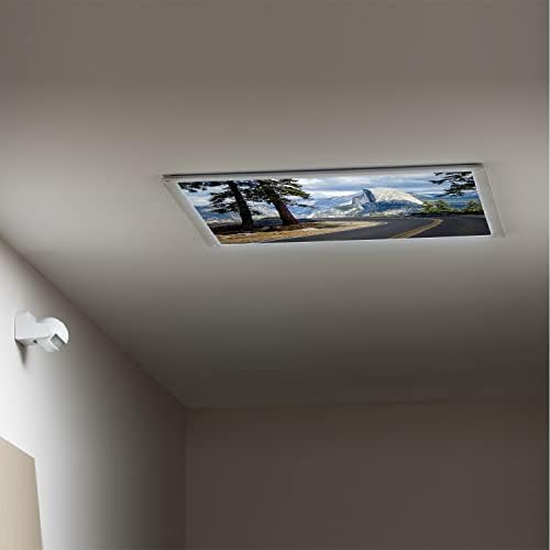 Флуоресцентни светлосни капаци за тавански светло дифузер панели--шема-светлосни филтри за светло на таванот LED тавански светло-светло-светло-2ft