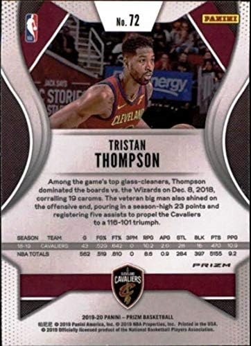 2019-20 Panini Prizm Prizms Green 72 Tristan Thompson Cleveland Cavaliers NBA кошаркарска трговија картичка