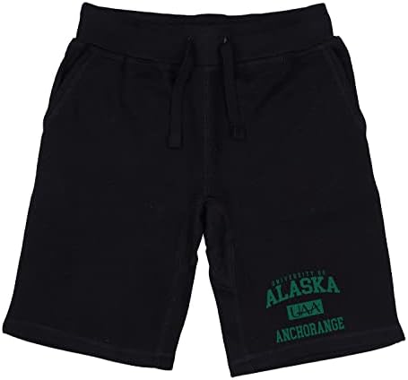 Републички универзитет во Алјаска Анхориџ SeaWolves Seal College Fleece Shurstring Shorts