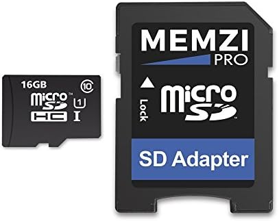 MEMZI PRO 16gb Класа 10 90MB / s Микро Sdhc Мемориска Картичка Со Sd Адаптер За Garmin VIRB Акциони Камери