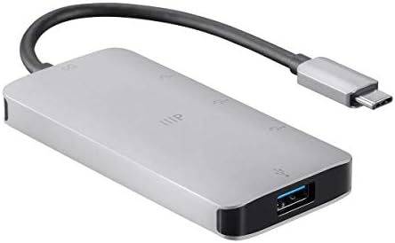 Monoprice USB-C до HDMI USB | 4K@30Hz, со USB-C 100W адаптер за испорака на електрична енергија со преклопување USB Type-C конектор-Конзул