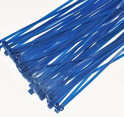 100-1000 парчиња професионални кабелски врски со кабелски врски 3.6x150мм сини 100 парчиња