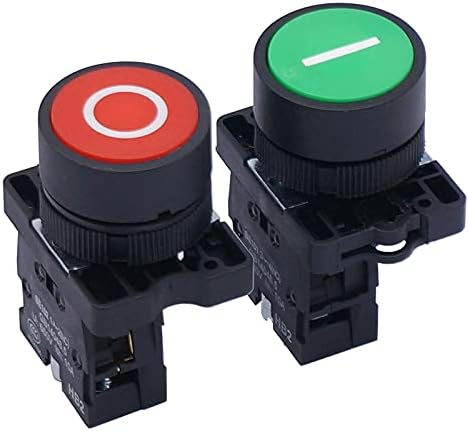 ZLAST AC 660V 10A моментално I/O црвено зелен знак Не NC Push копче за прекинувач на копчето