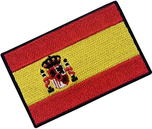 Ембао Шпанија знаме извезено печ шпанско железо на шиење на национален амблем