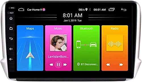 10.1 Инчен Андроид 8.1 Автонавигација Стерео-Мултимедијално Радио За П. еугеот 2008 208 Серија 2015-2018, Bluetooth-Врзување Интернет/GPS/FM/Контрола