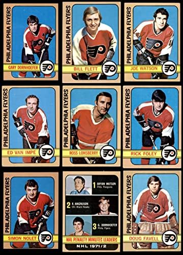1972-73 Топс Филаделфија Флаери во близина на екипата постави Филаделфија Флаери VG/EX Flyers