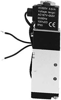 X-DREE AC 220V 2 Позиција 5 Начин Неутрален Електричен Електромагнетен Вентил ЗА Контрола НА Воздухот 4V110-M5(Elettrovalvola електрика