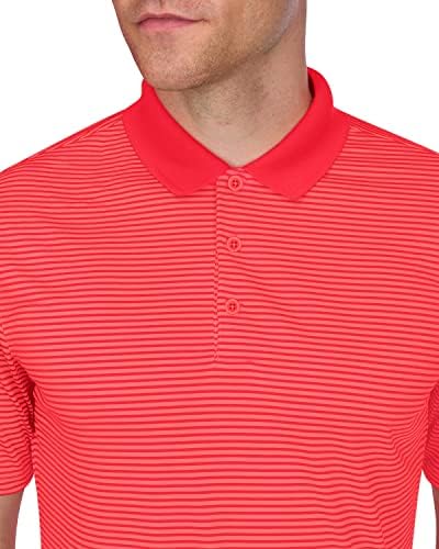 Суви вклопувачки кошули за голф за мажи - маичка со кратки ракави, ленти од полови кошула